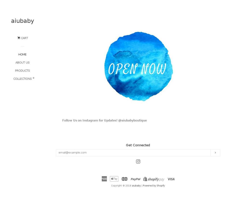 aiubaby.com — Shopify storefront screenshot