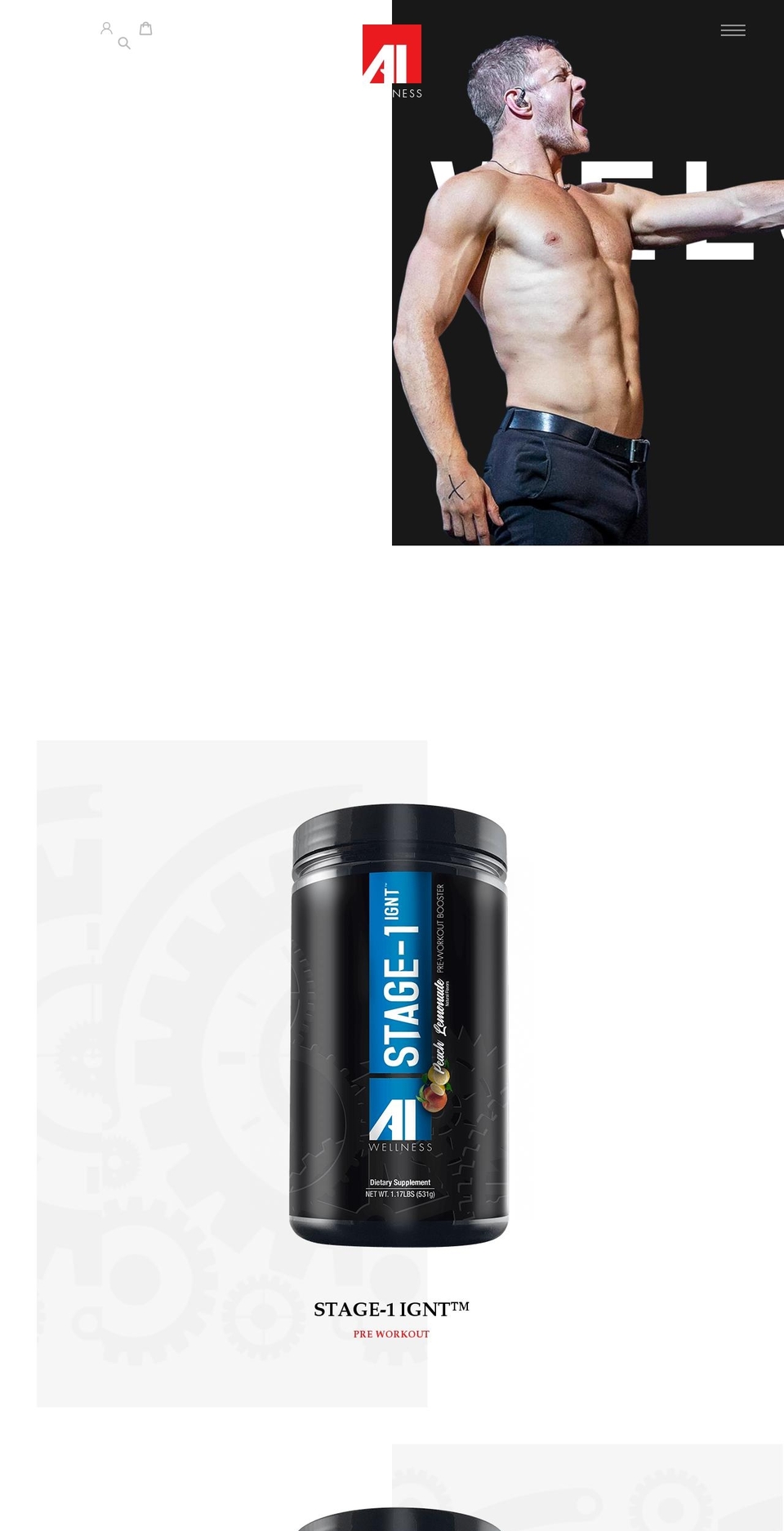aiwellness.com shopify website screenshot