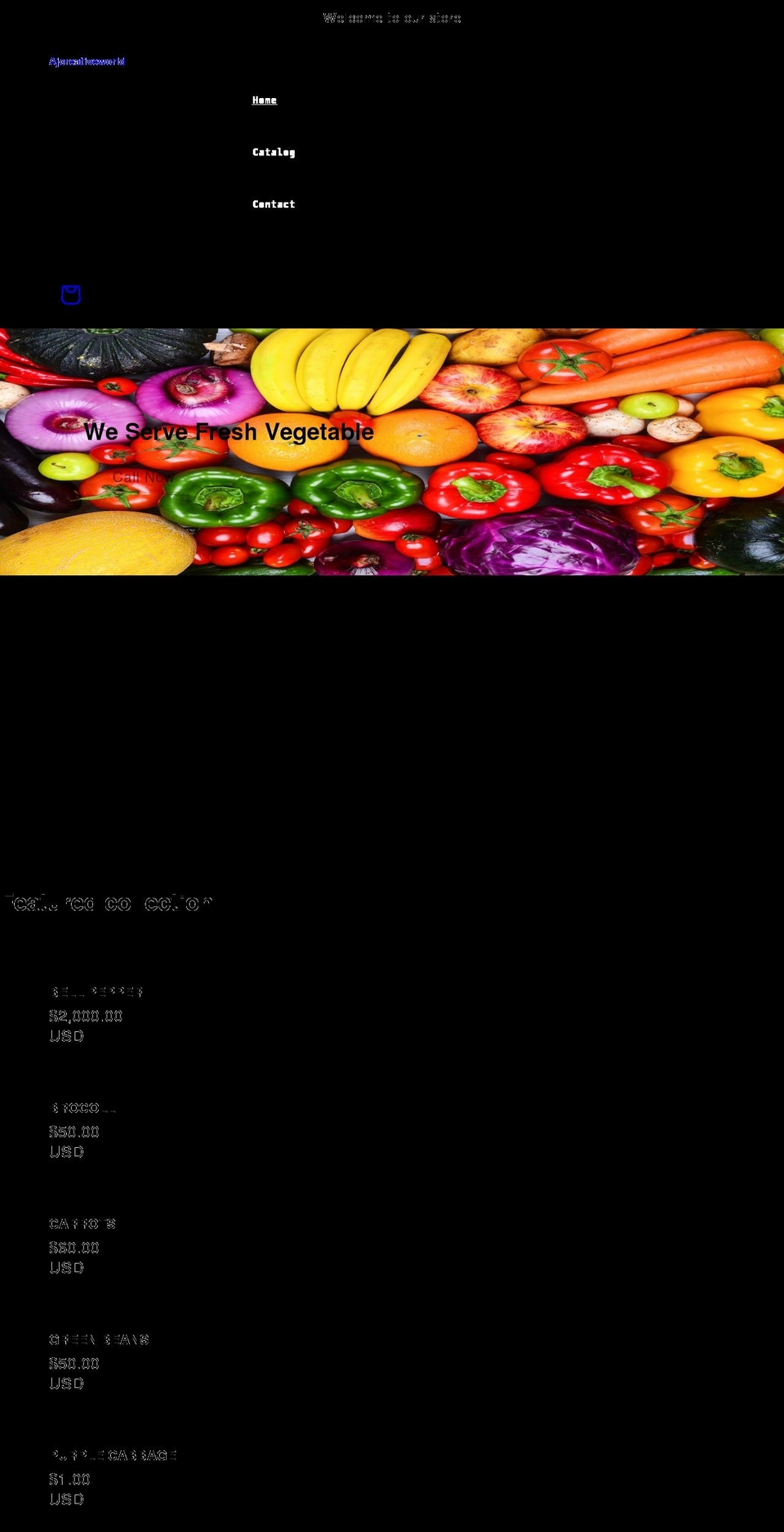 ajcworld.com shopify website screenshot
