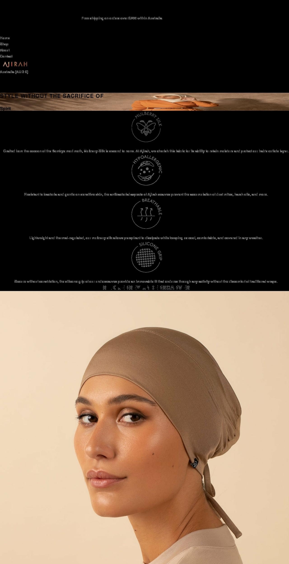 ajirah.com shopify website screenshot
