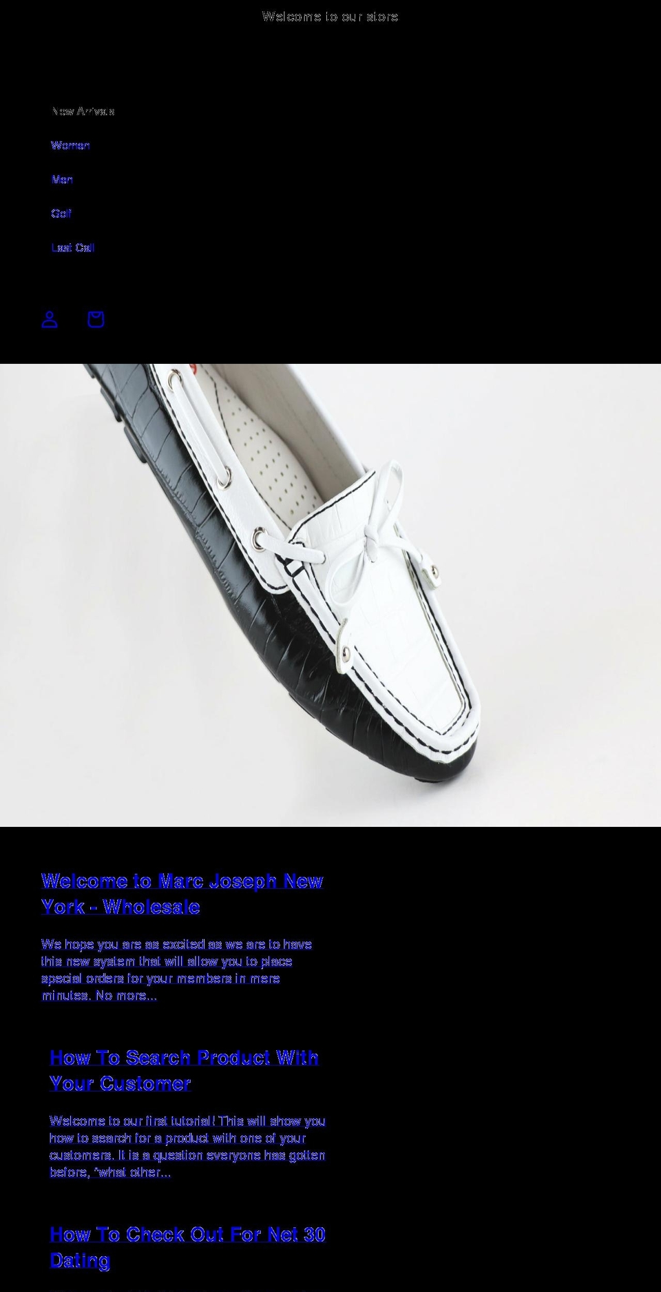 ajmarc.com shopify website screenshot