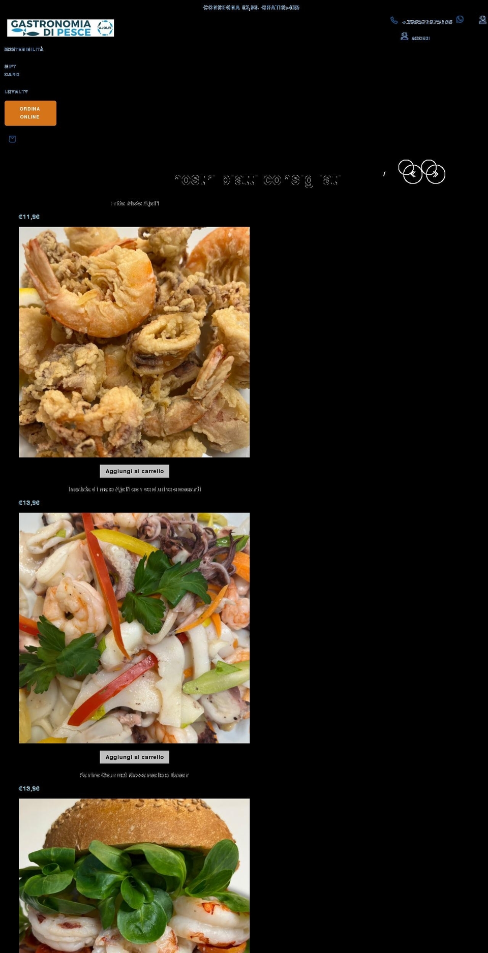 ajolfigastronomia.com shopify website screenshot