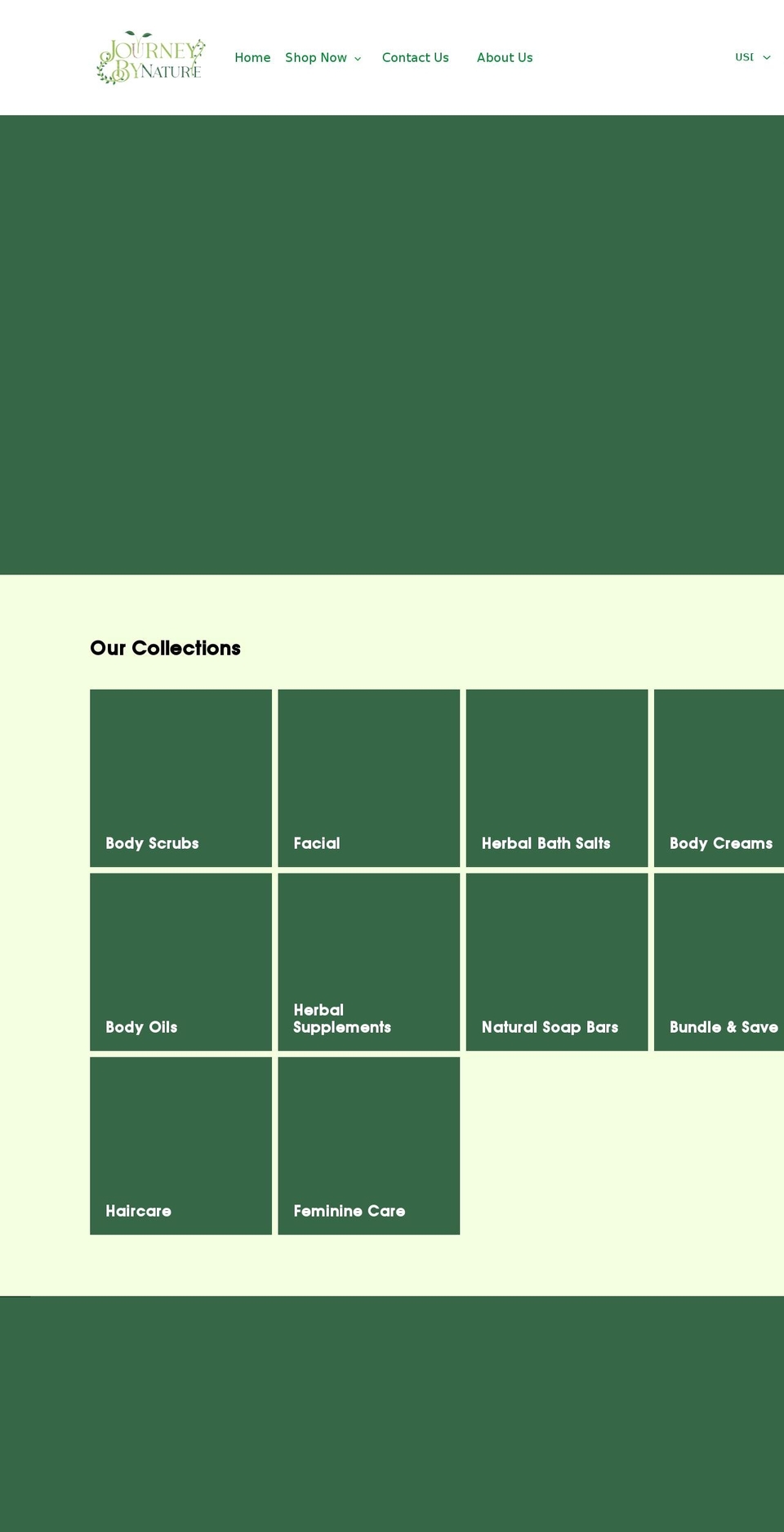 ajourneybynature.com shopify website screenshot