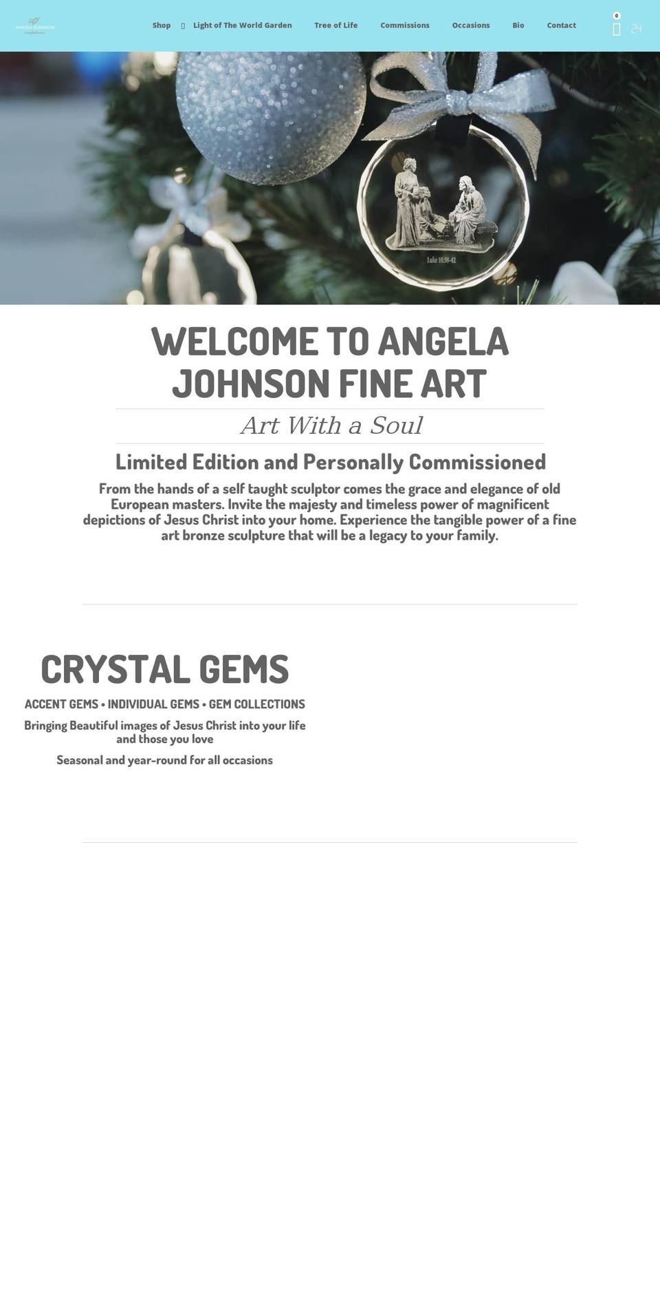 layla Shopify theme site example ajsculptures.com