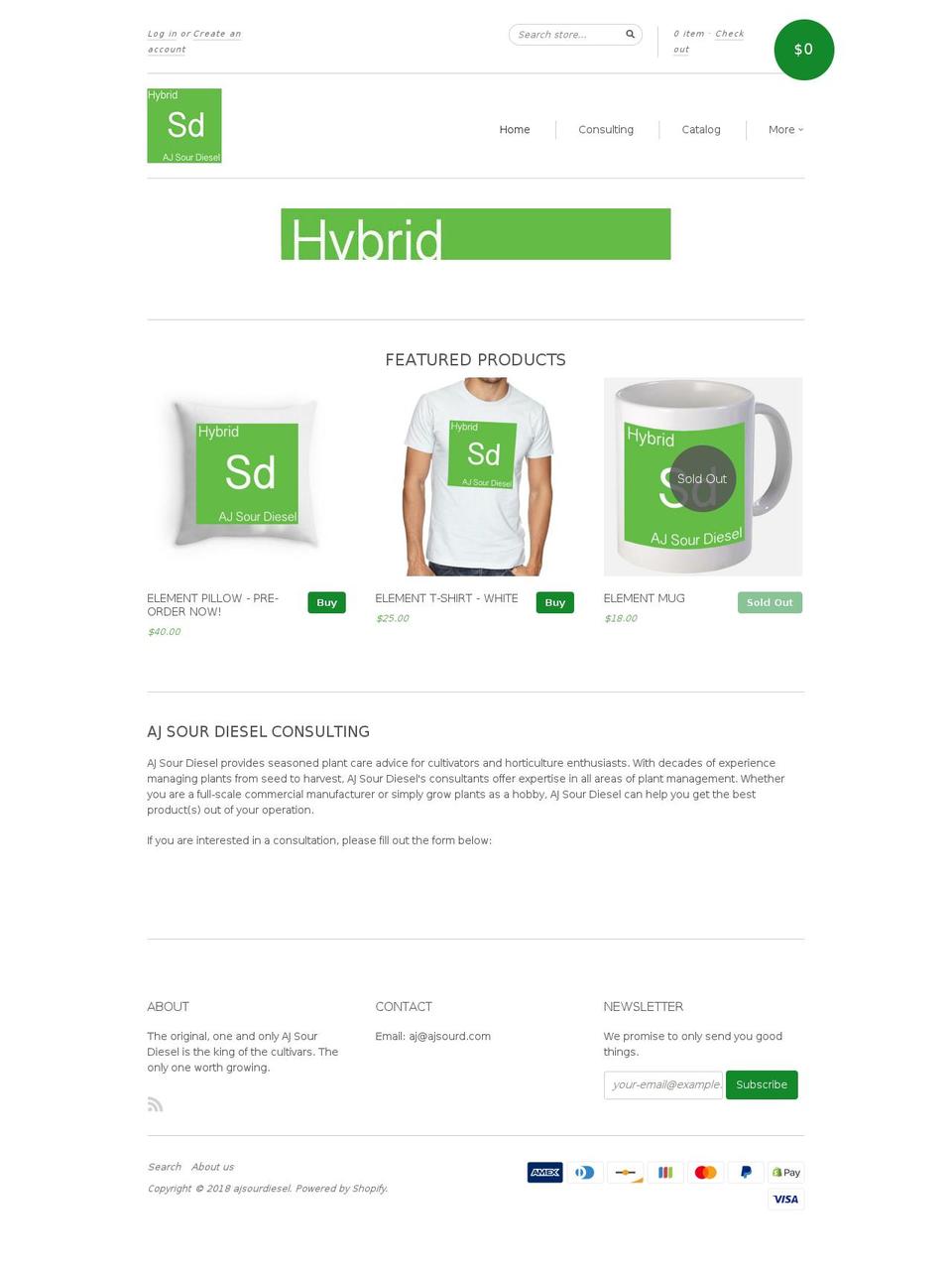 ajsourd.com shopify website screenshot