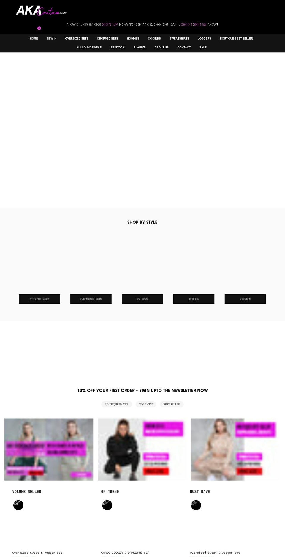 akacouture.com shopify website screenshot