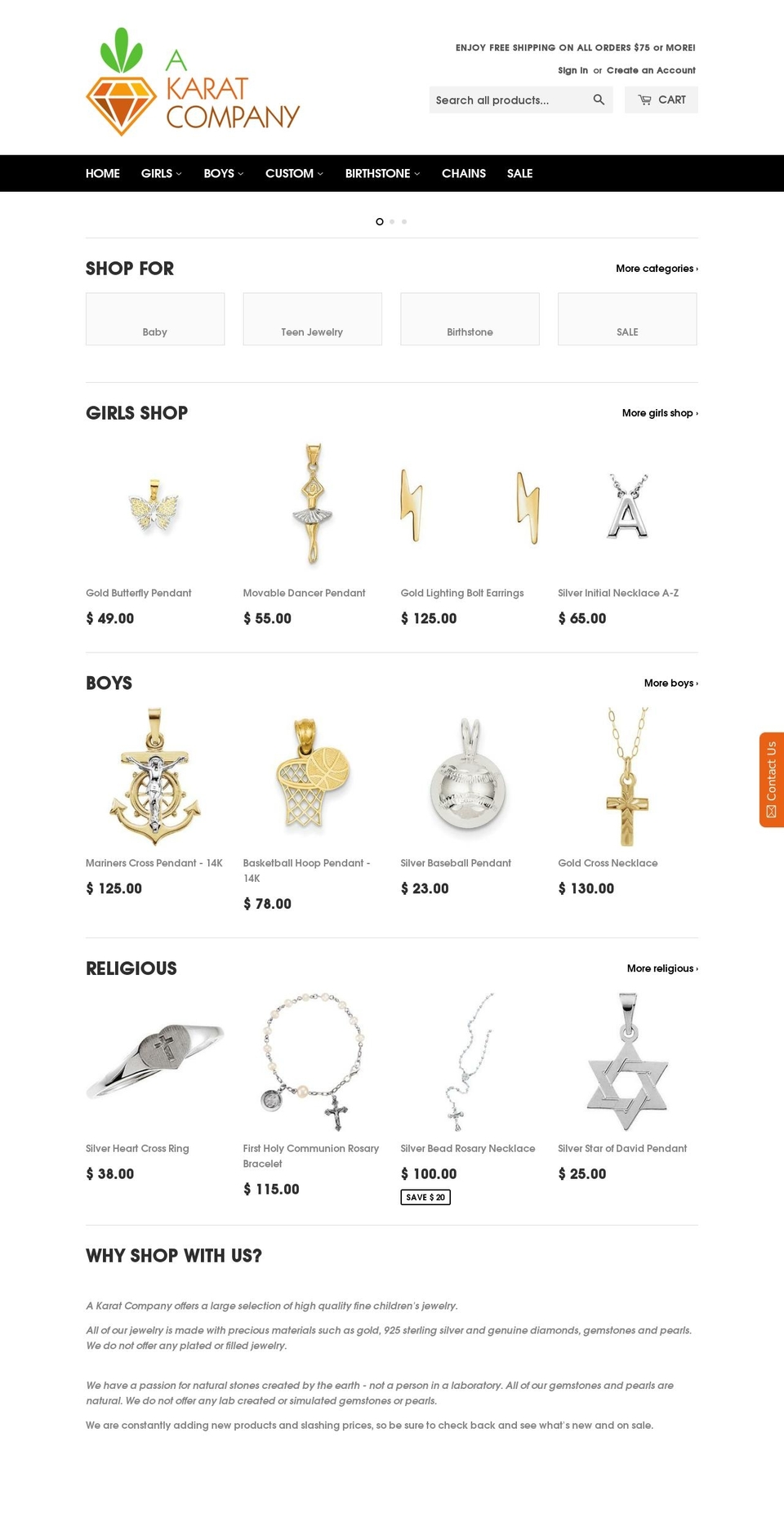 akaratcompany.com shopify website screenshot