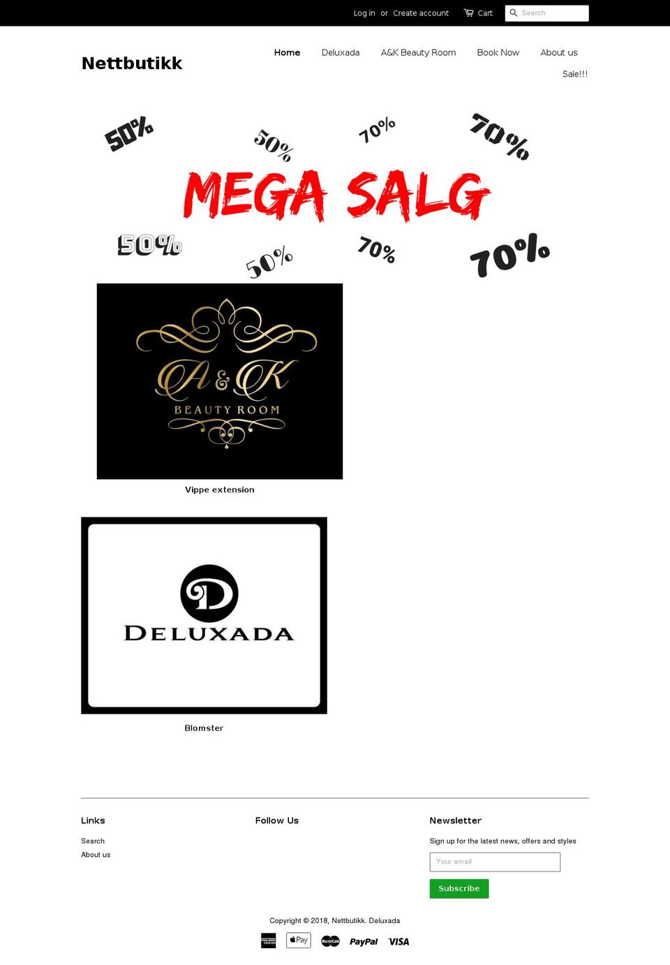 akbeautyroom.com — Shopify storefront screenshot
