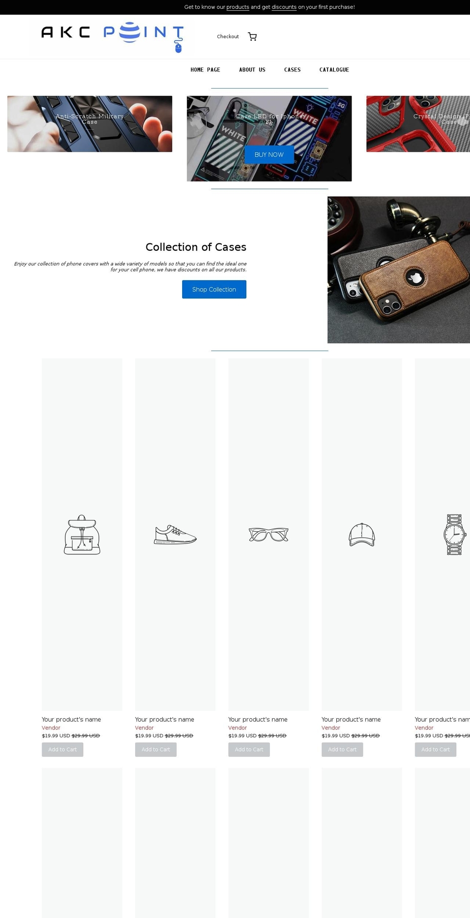akcpoint.com shopify website screenshot