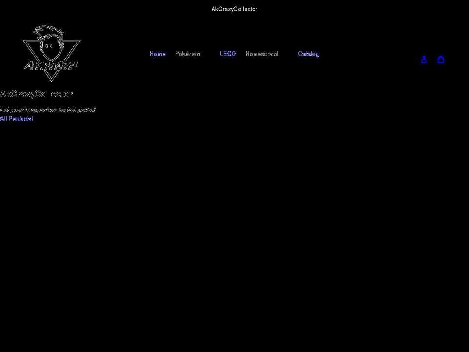 akcrazycollector.com shopify website screenshot