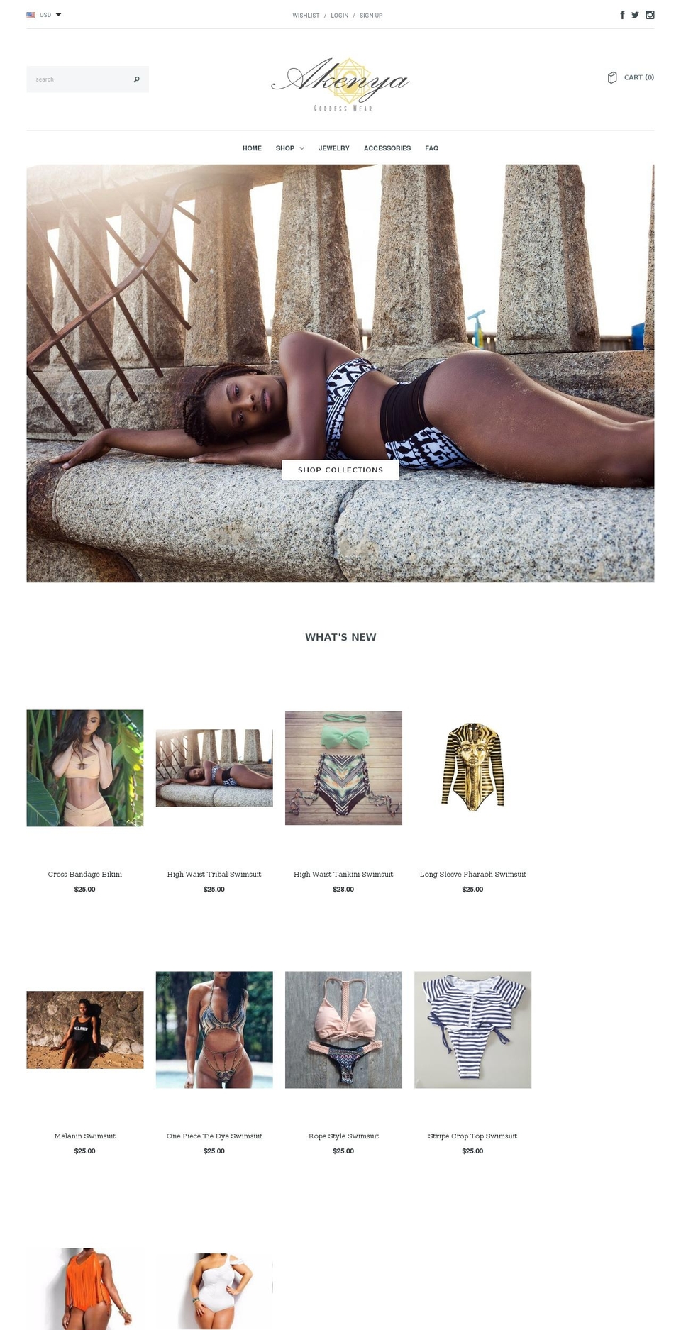 akenya.com shopify website screenshot