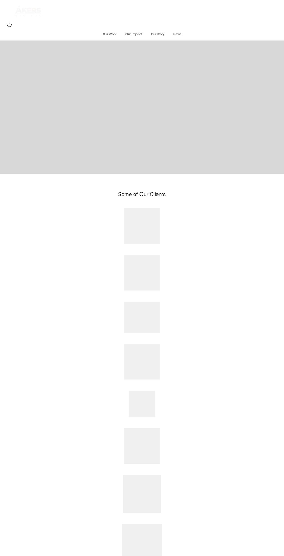 akersdigital.com shopify website screenshot