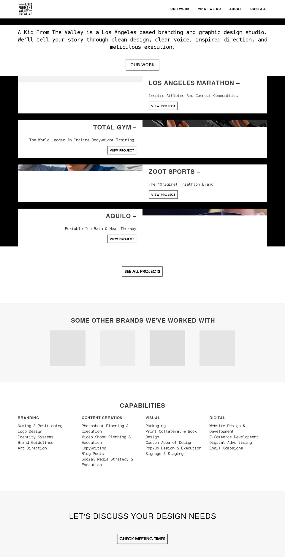 akftvcreative.com shopify website screenshot