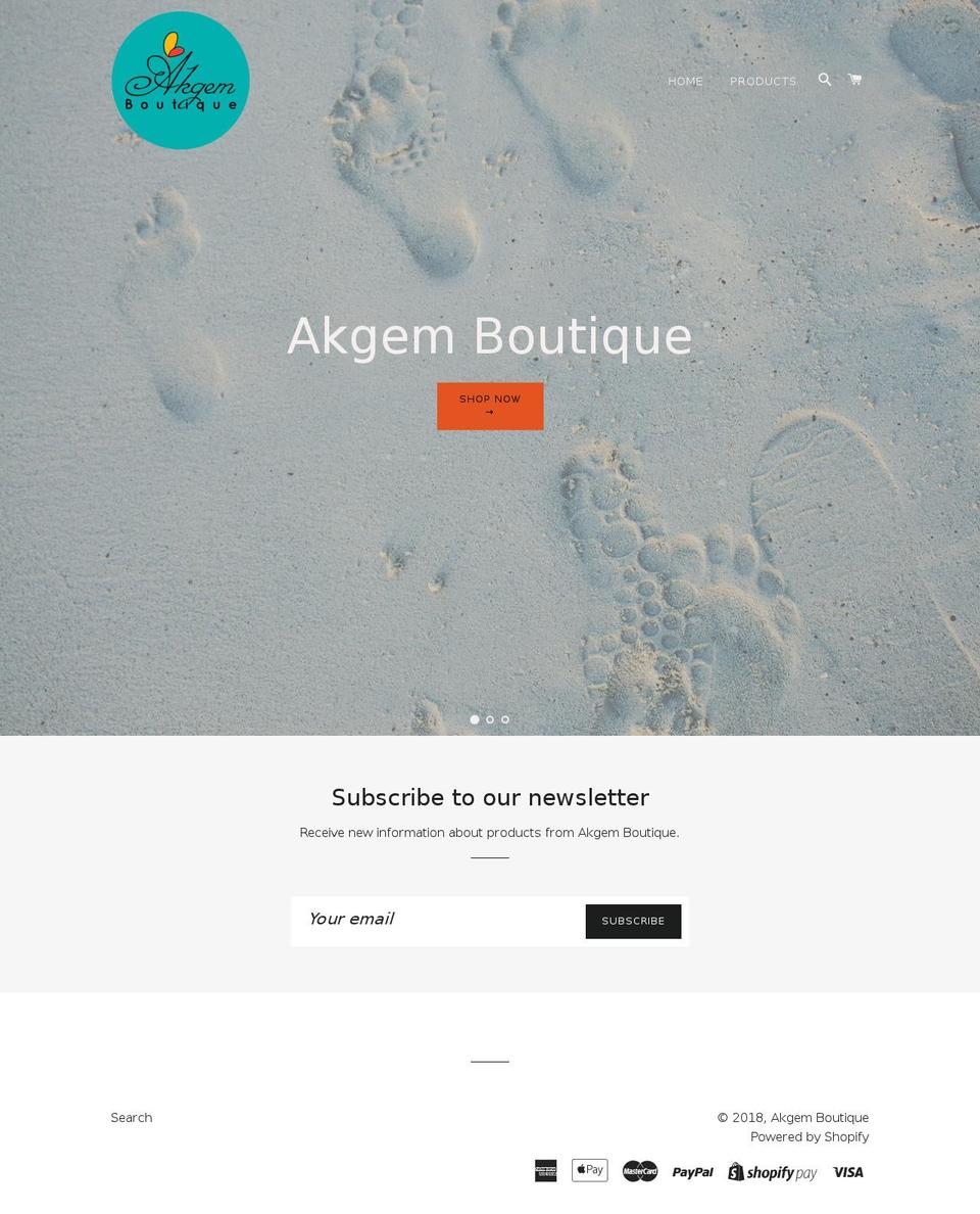 akgem.com.au shopify website screenshot