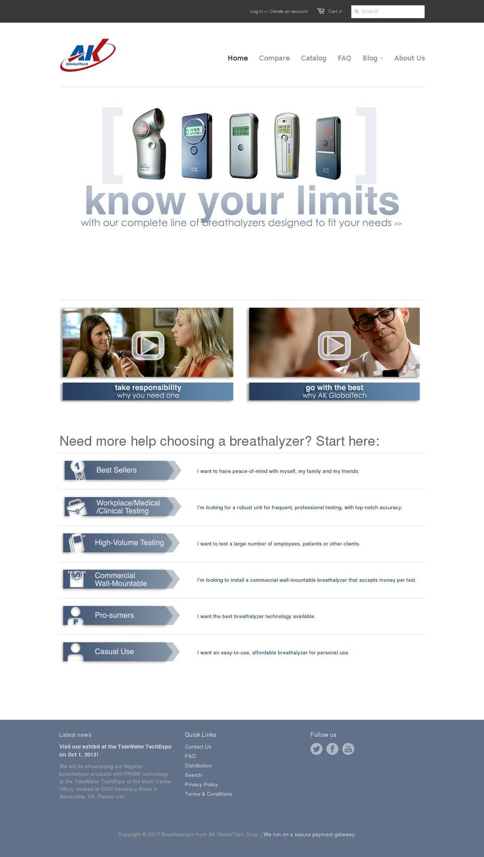 akglobaltech.com shopify website screenshot