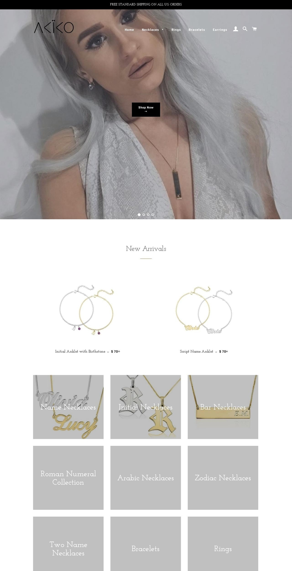 akikoexpressions.com — Shopify storefront screenshot