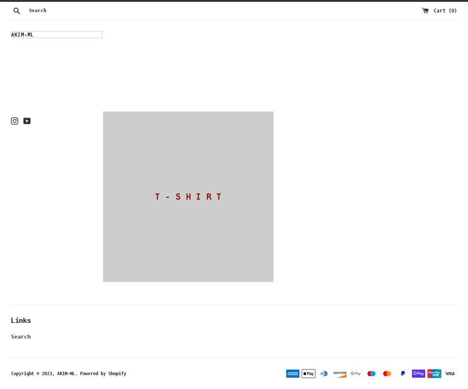 akim-ml.com shopify website screenshot