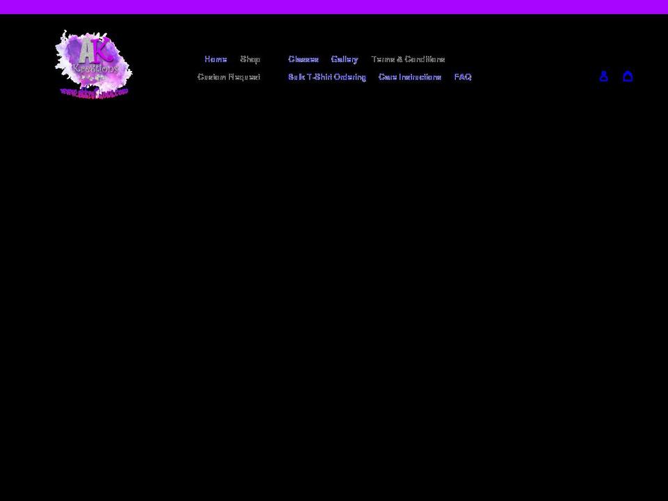 akkre8tions.com shopify website screenshot