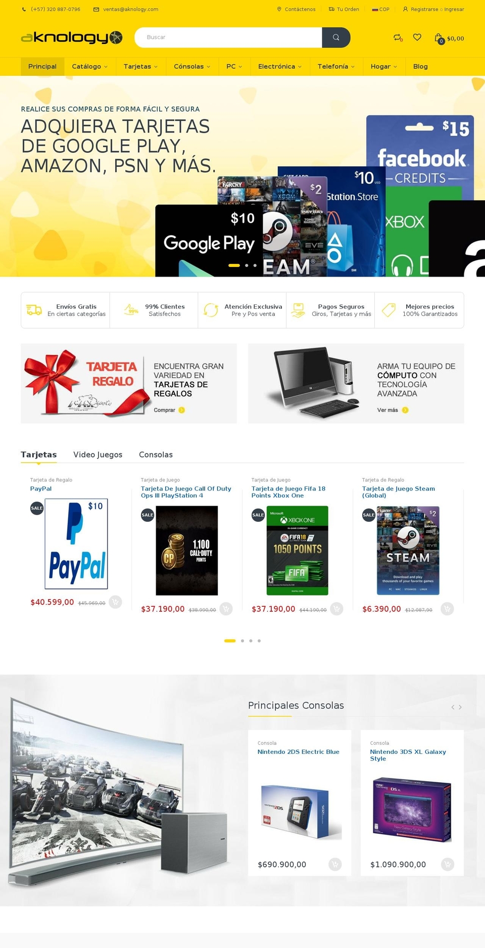 aknology.com — Shopify storefront screenshot