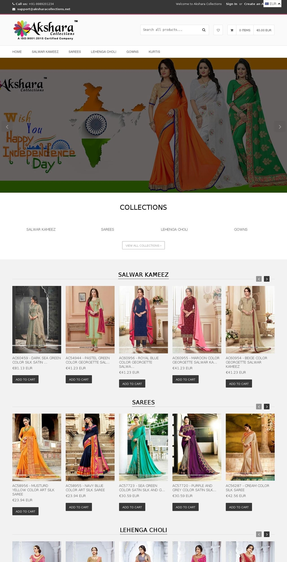 qrack-v1-6-2 Shopify theme site example aksharacollections.net