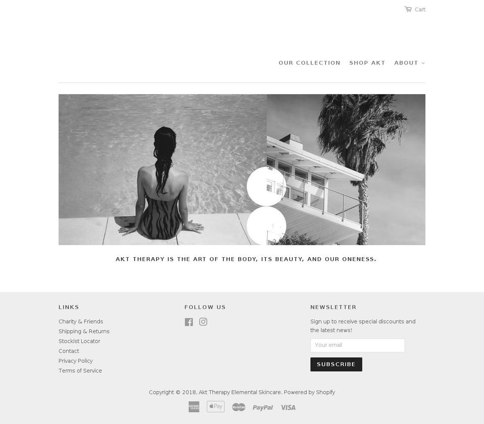 akttherapy.com shopify website screenshot