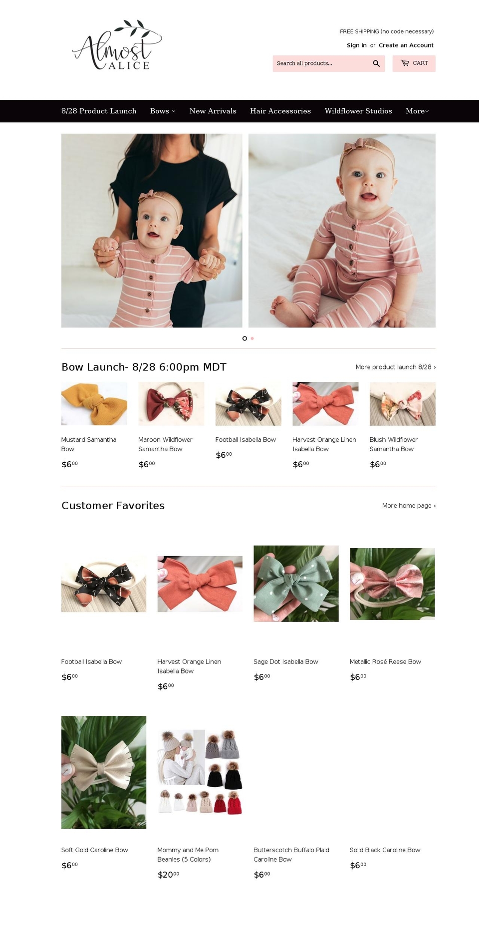 akvkcreations.com — Shopify storefront screenshot