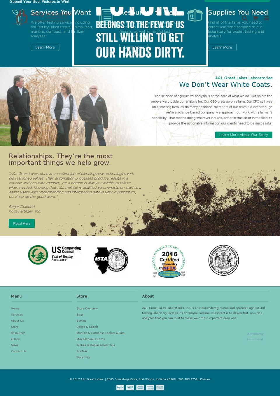 al-gl.com shopify website screenshot