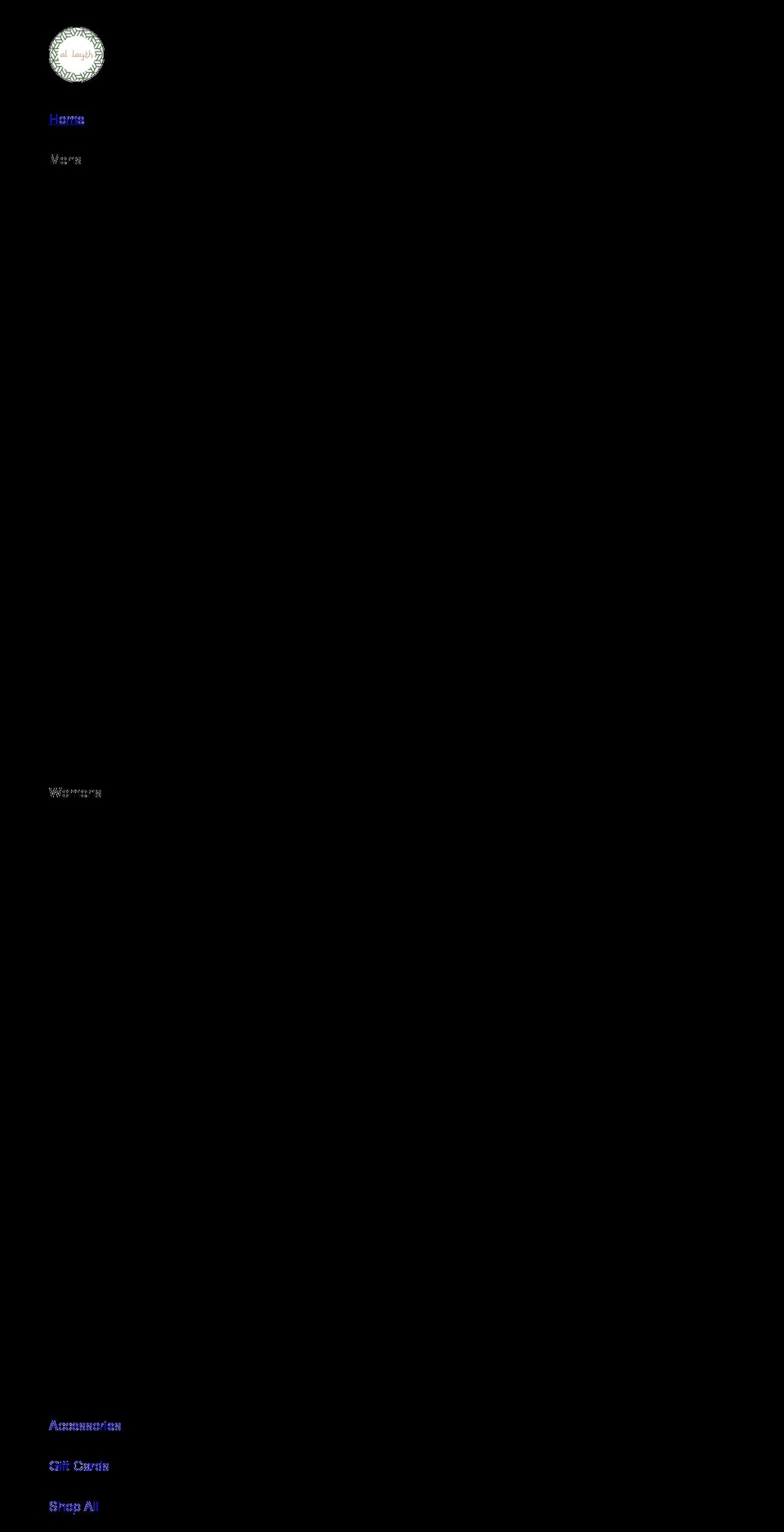 al-layth.com shopify website screenshot