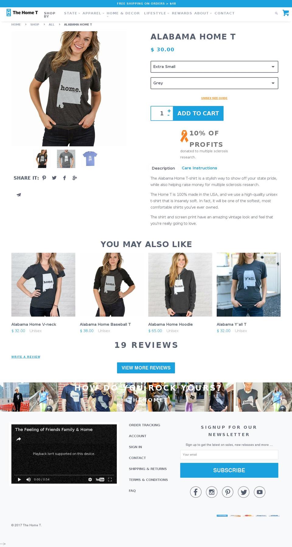 GripsOn - V2.12 Shopify theme site example alabamahometshirt.com