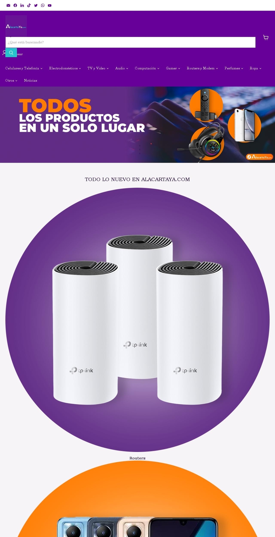 alacartaya.myshopify.com shopify website screenshot