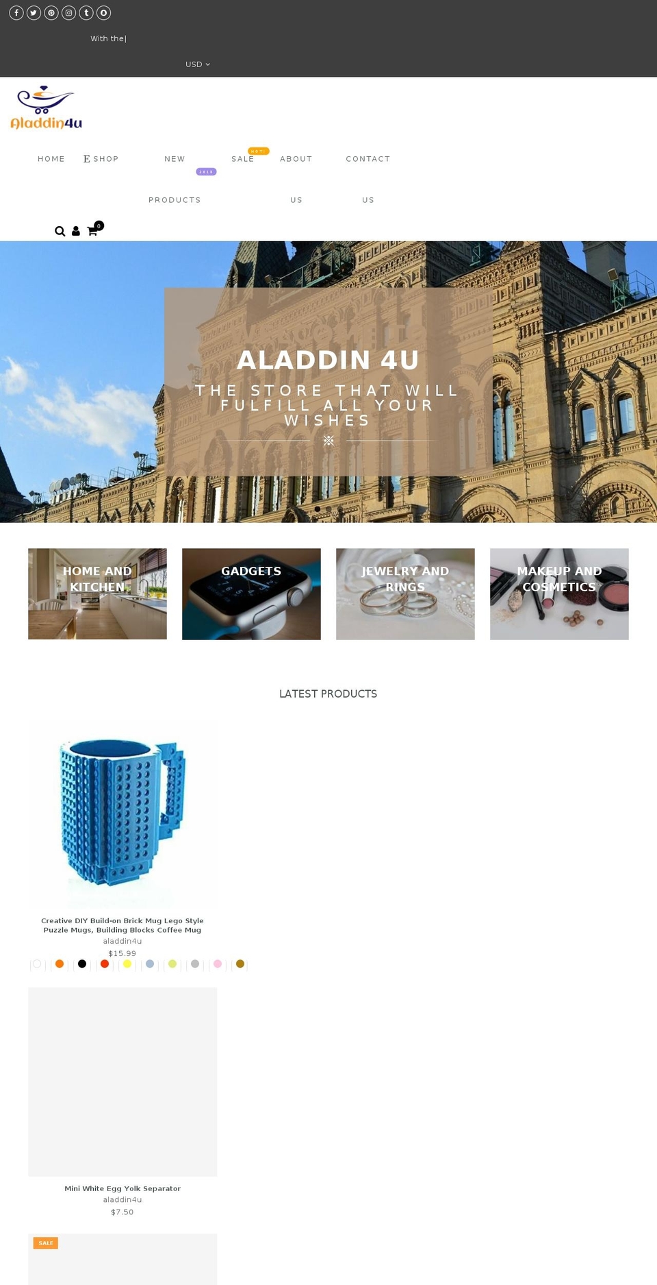 gecko-upload-1-3-3 Shopify theme site example aladdin4u.com