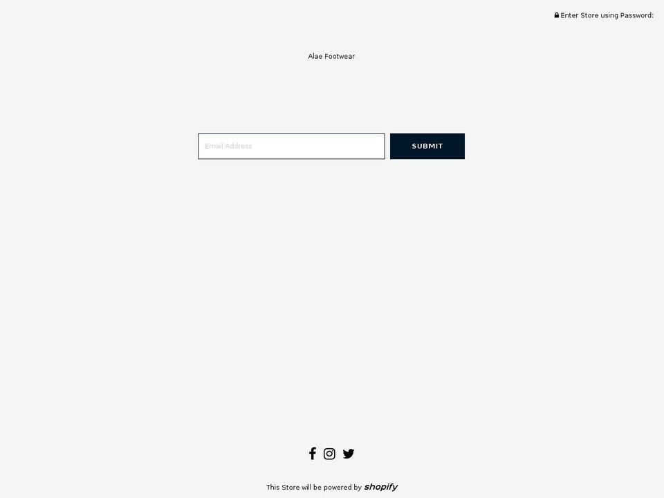 alaenyc.com — Shopify storefront screenshot