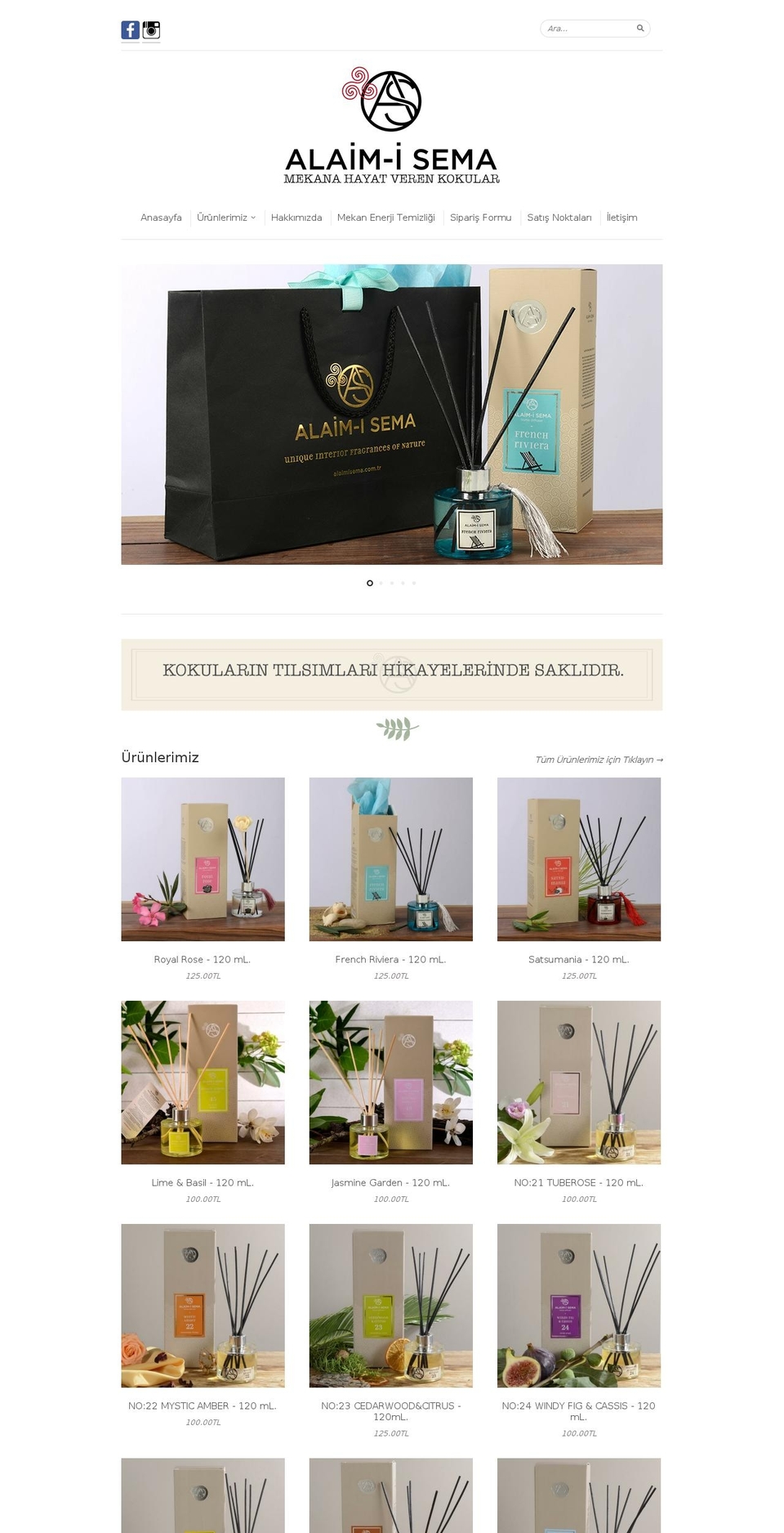 alaimisema.com shopify website screenshot