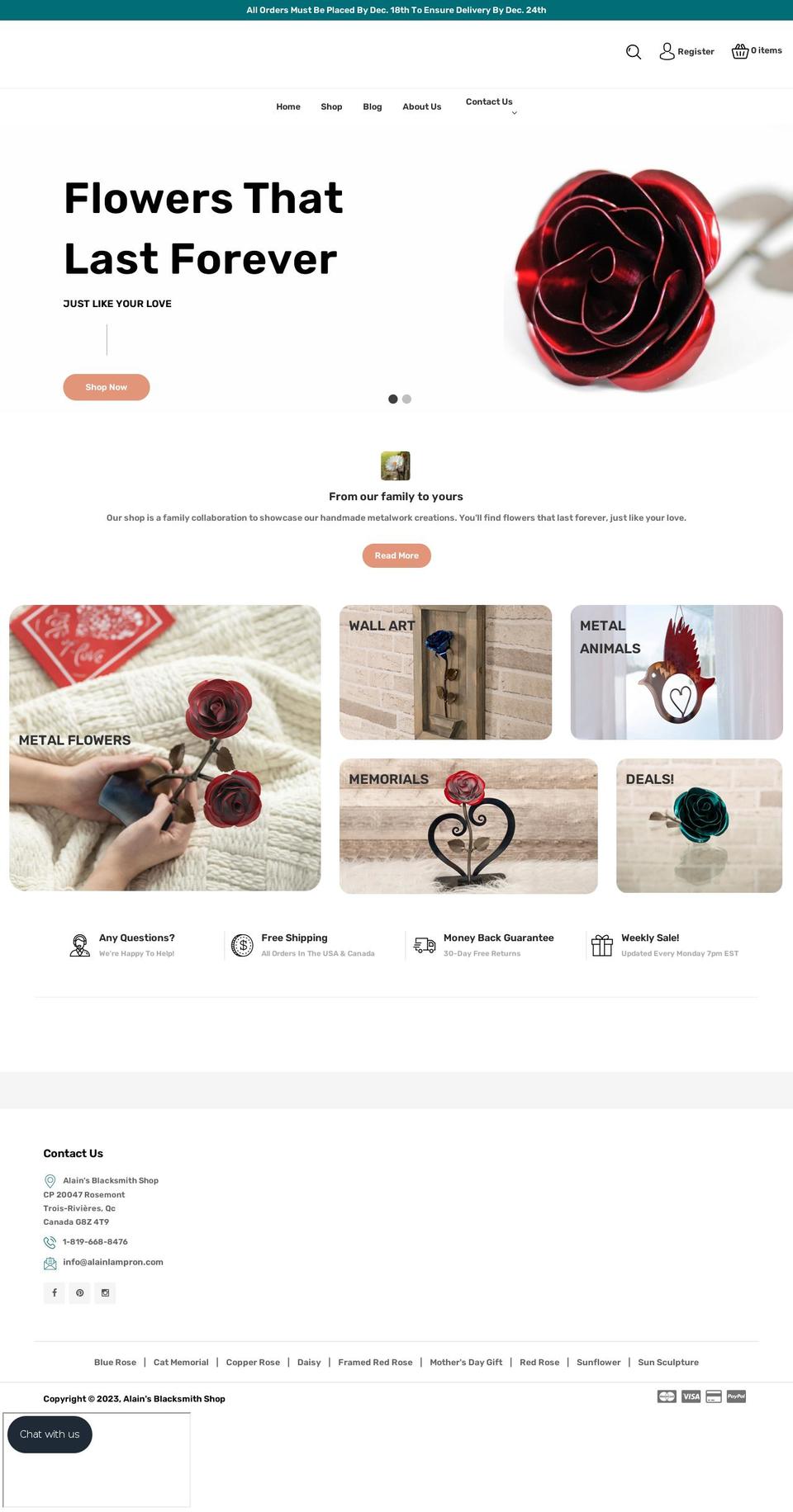 Geenesta-theme Shopify theme site example alainlampron.com