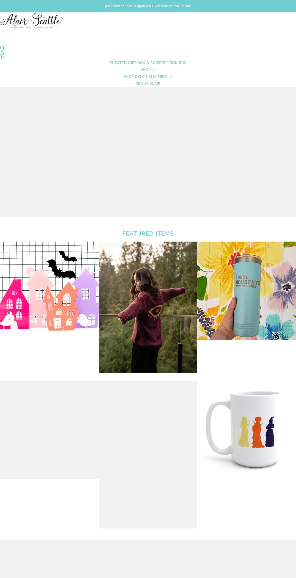 alairseattle.com shopify website screenshot