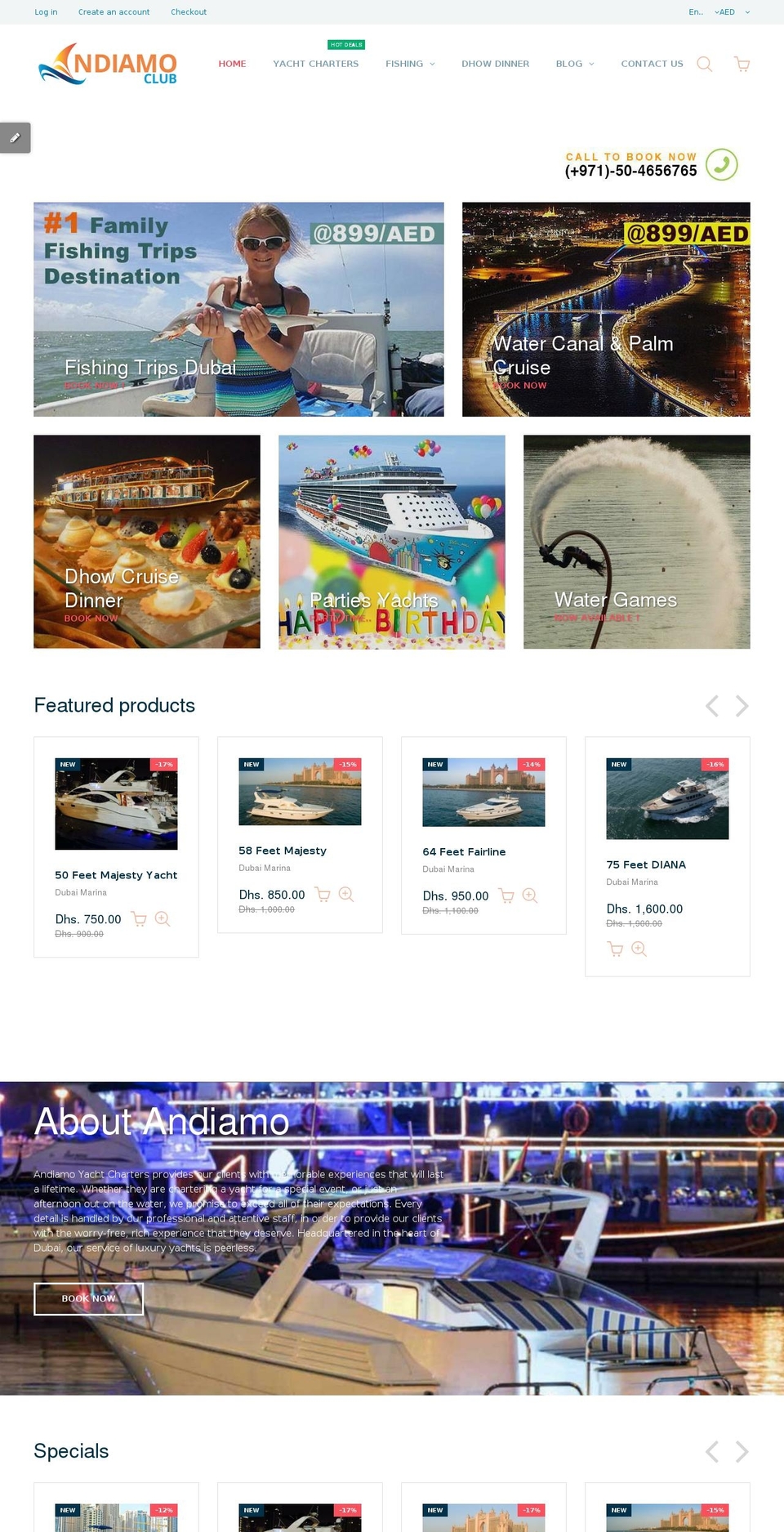 alamalfan.com — Shopify storefront screenshot