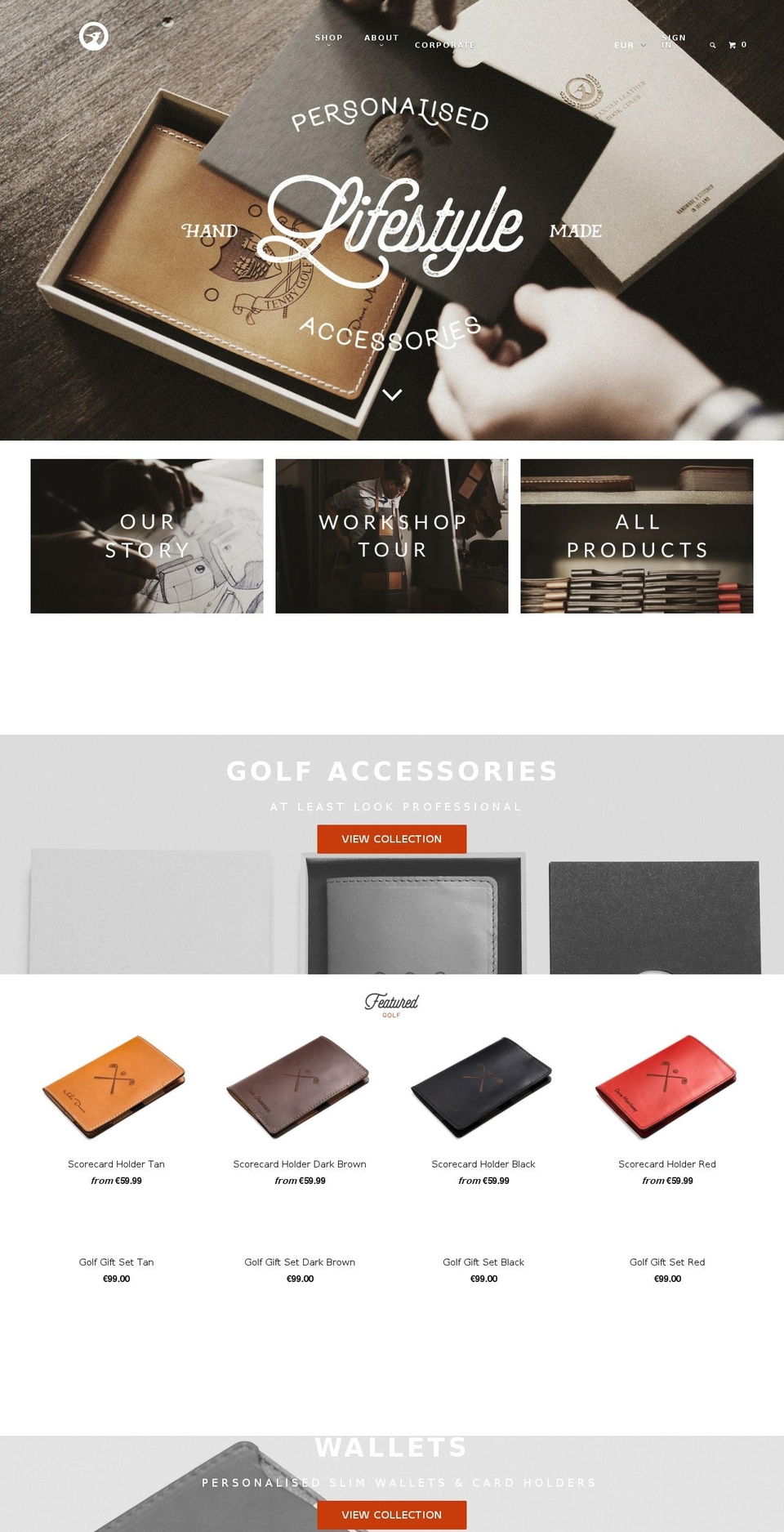 alanmccormack.com shopify website screenshot