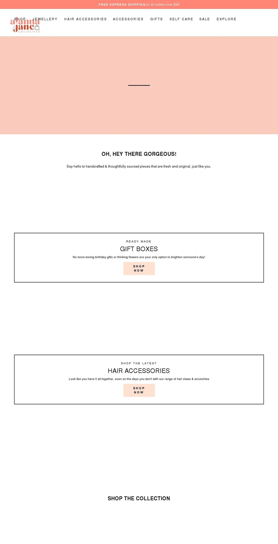 alannajane.com.au shopify website screenshot