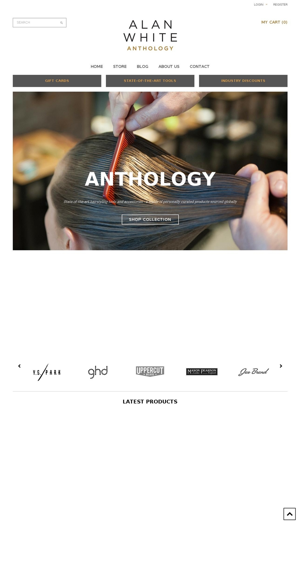 gentleman-1-0-7 Shopify theme site example alanwhiteanthology.com