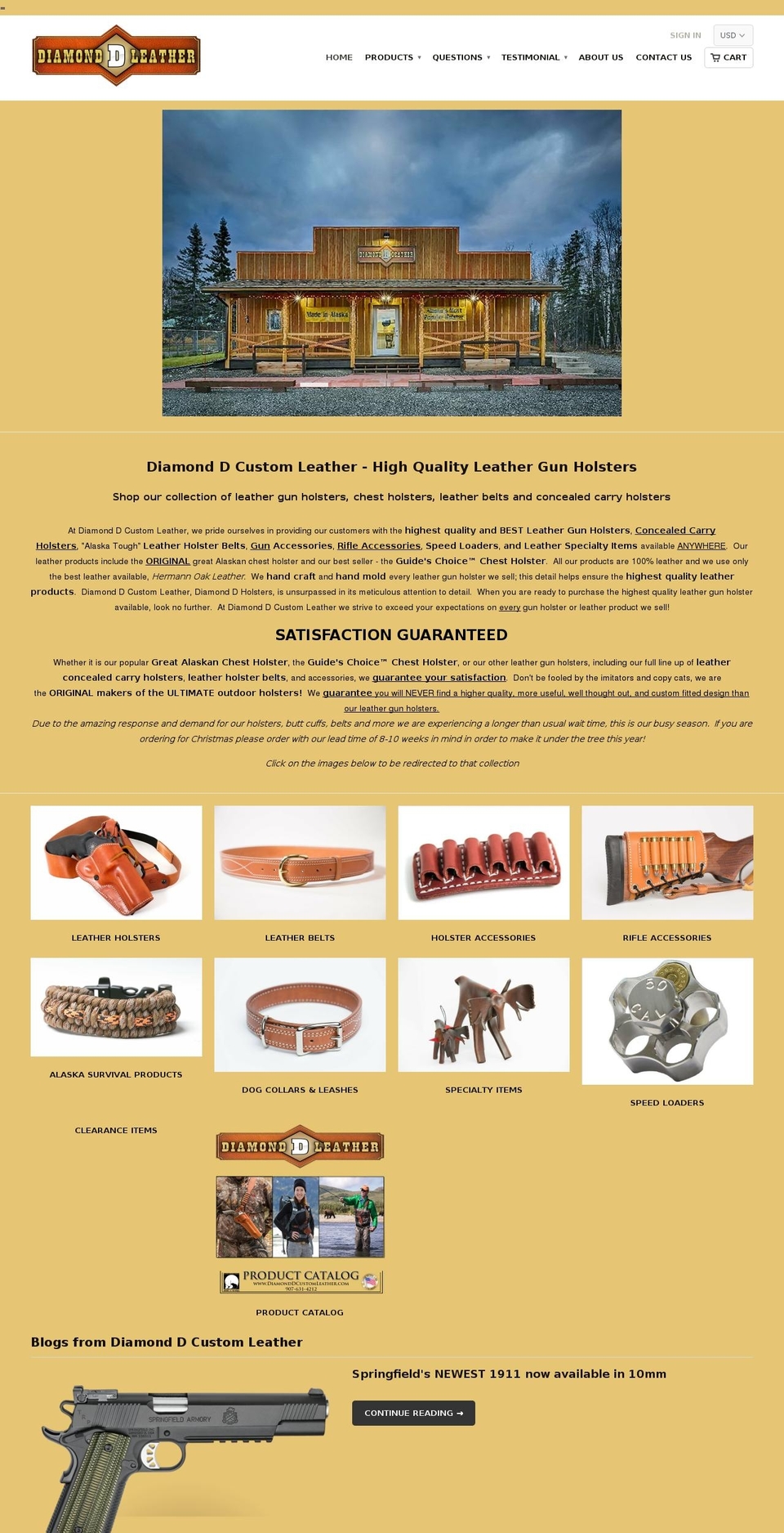 alaskanguidegear.com — Shopify storefront screenshot