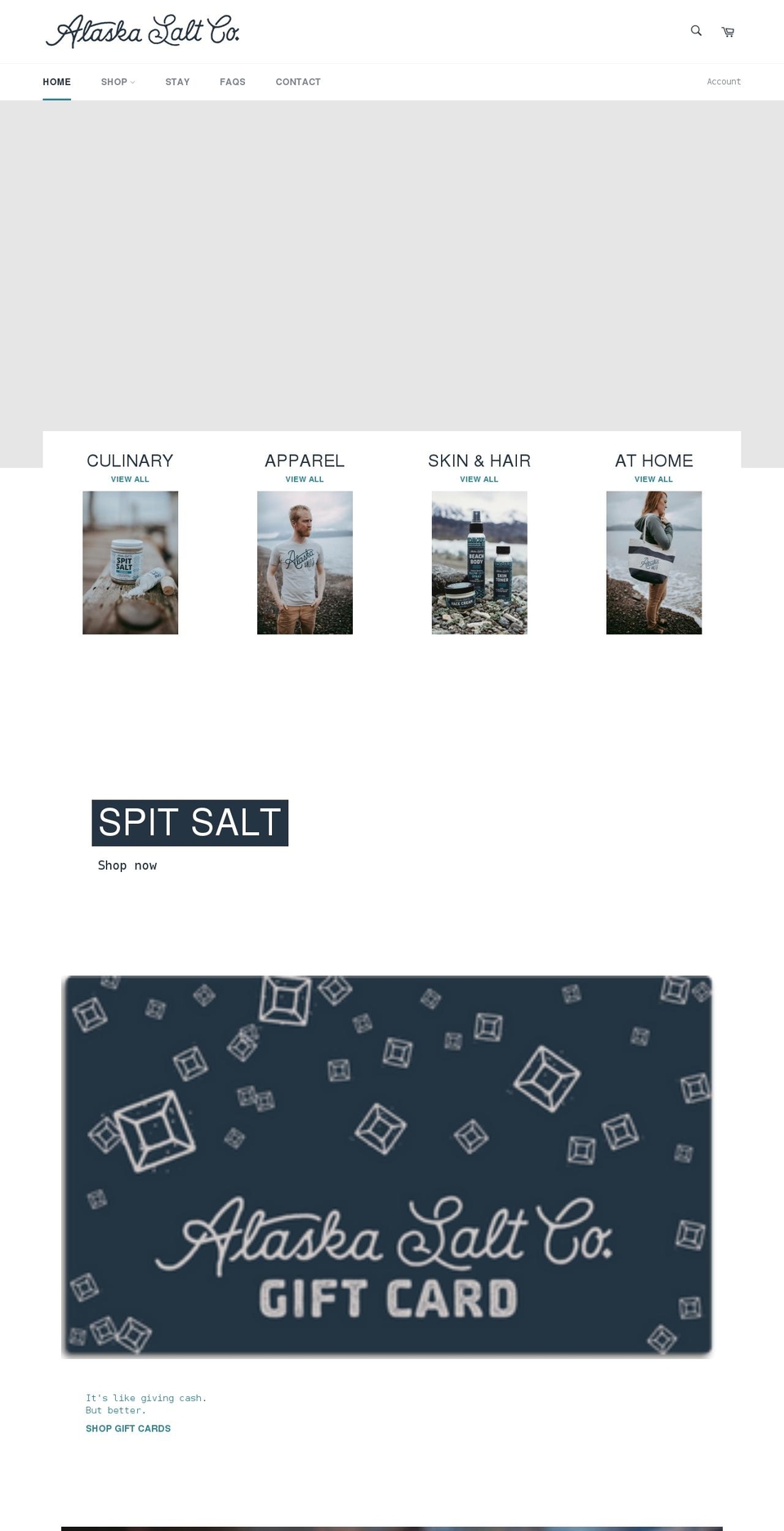 alaskasaltco.com — Shopify storefront screenshot