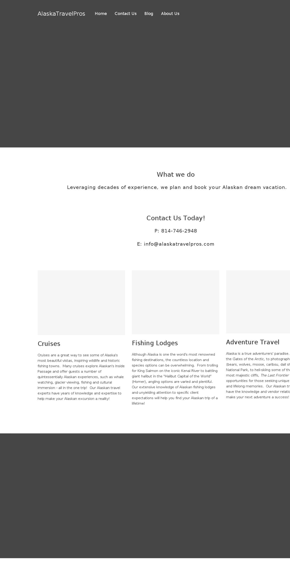 alaskatravelpros.com — Shopify storefront screenshot