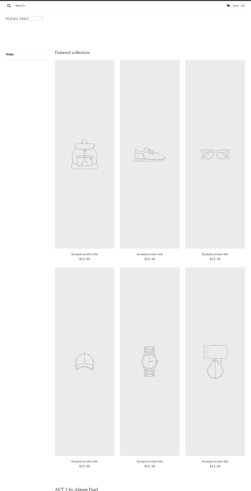 alatanipearl.com shopify website screenshot