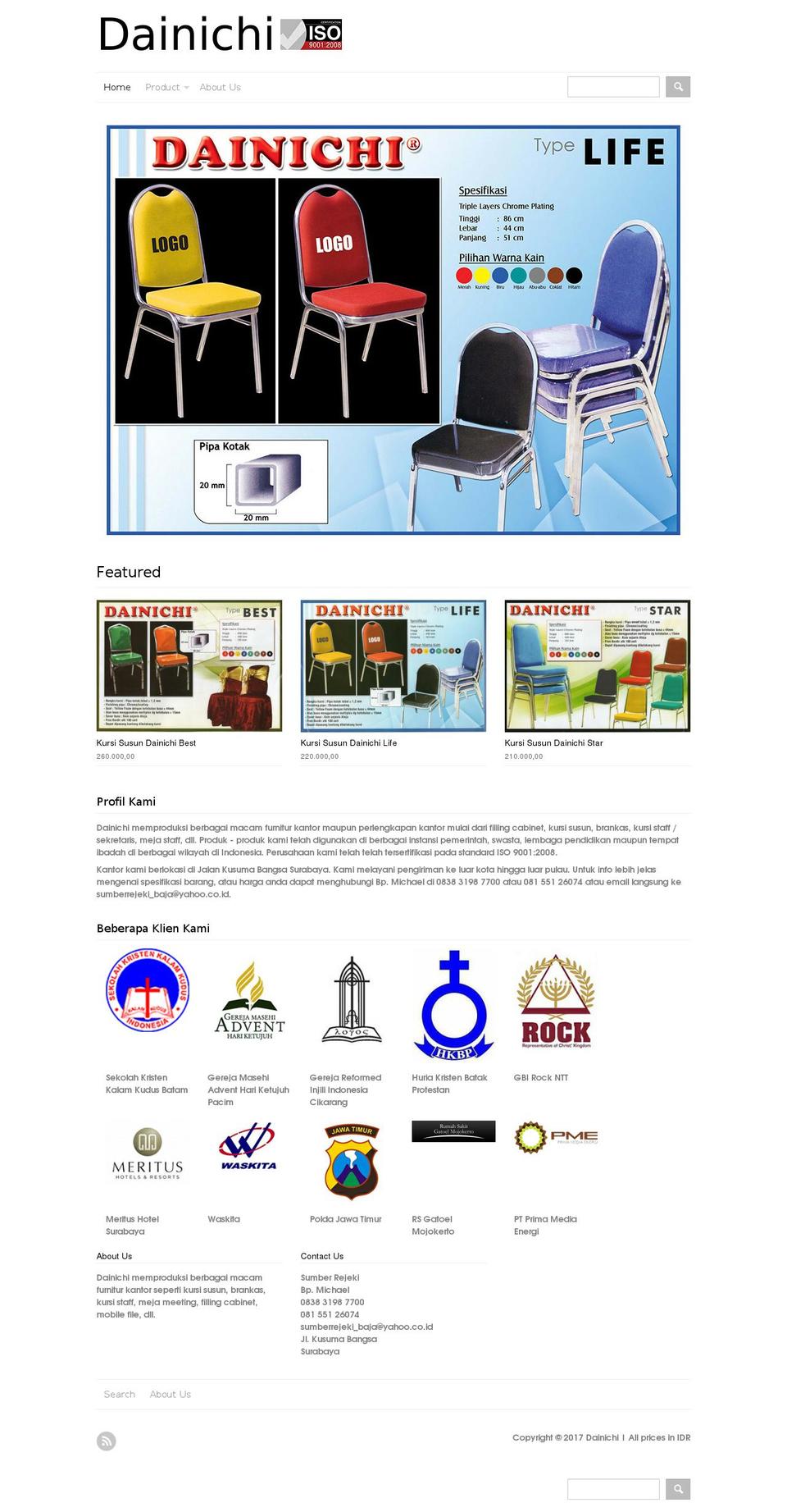 alatkantordainichi.com shopify website screenshot