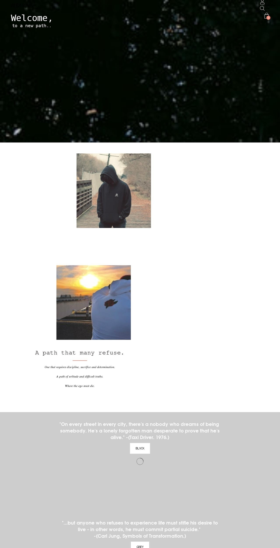 albaignis.com shopify website screenshot