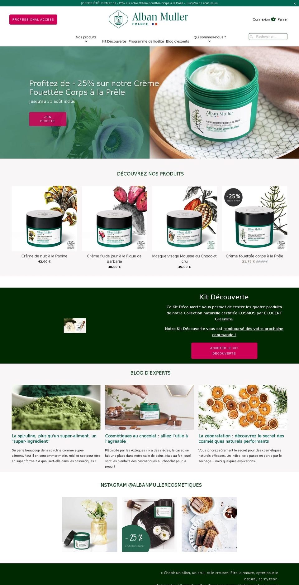 albanmuller-communication.com shopify website screenshot