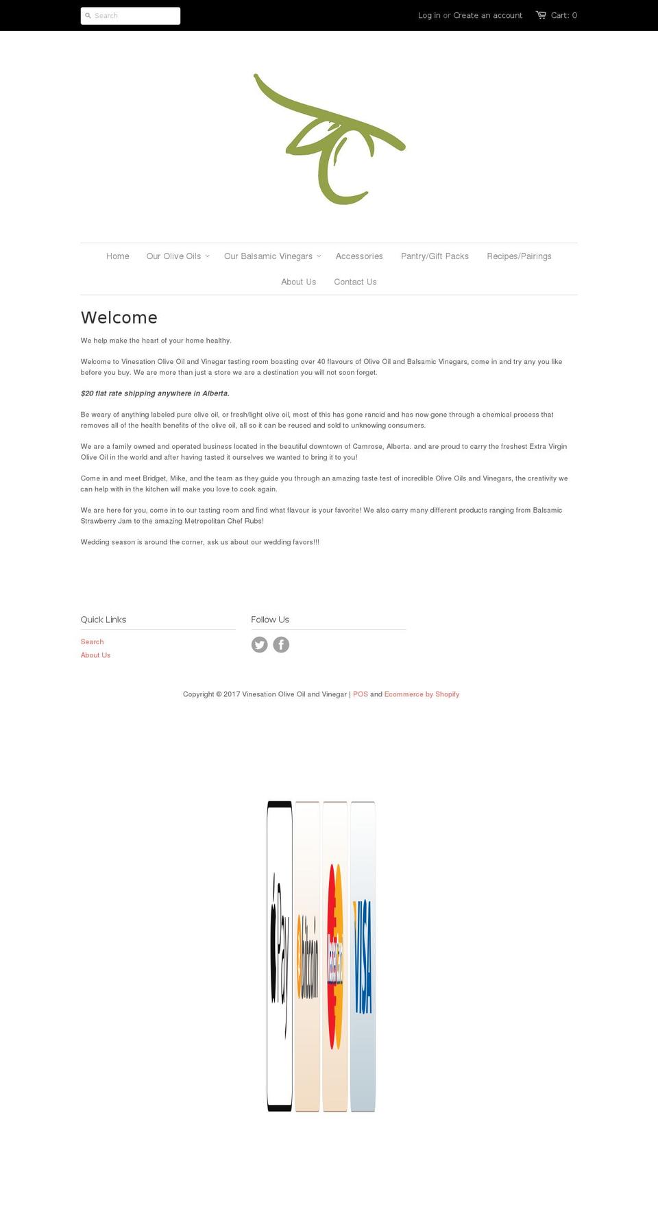 albertaoliveoil.com shopify website screenshot