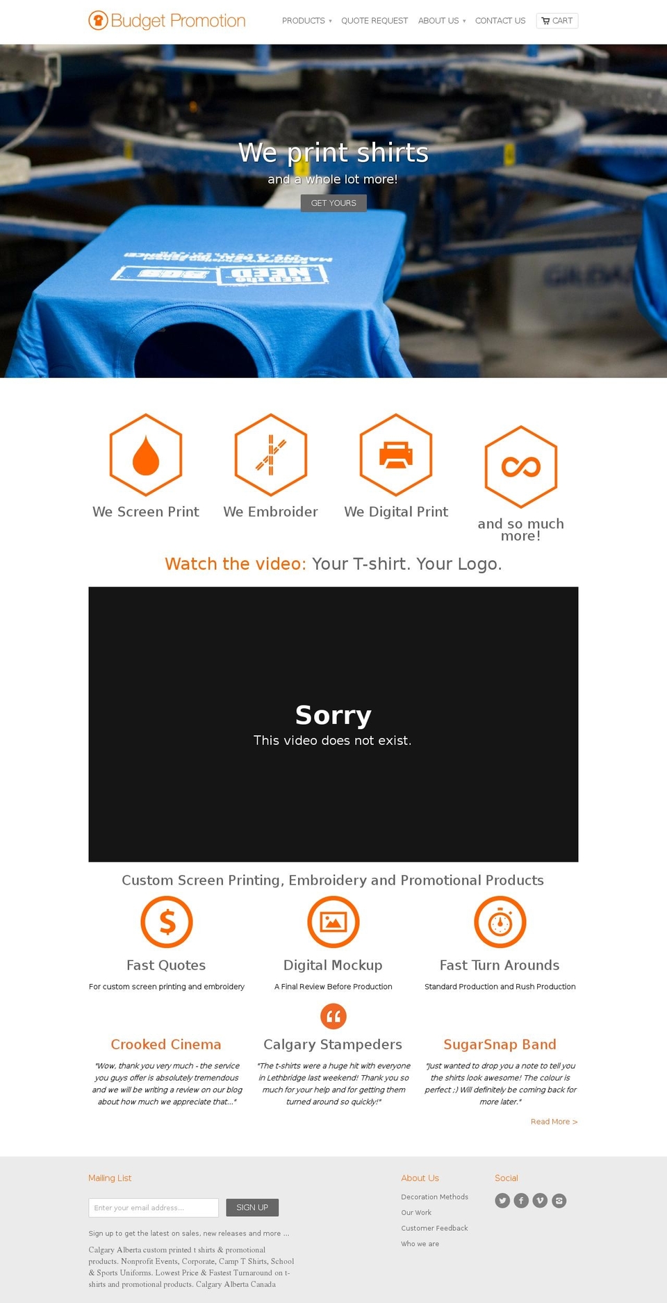 albertatshirts.com shopify website screenshot