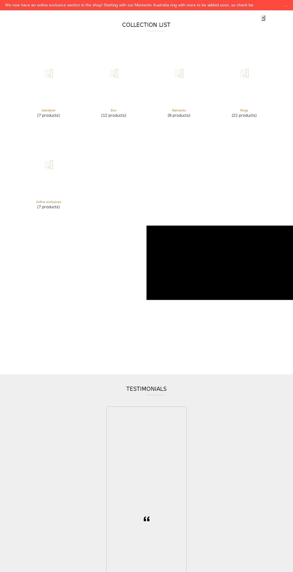 alberttse.com — Shopify storefront screenshot