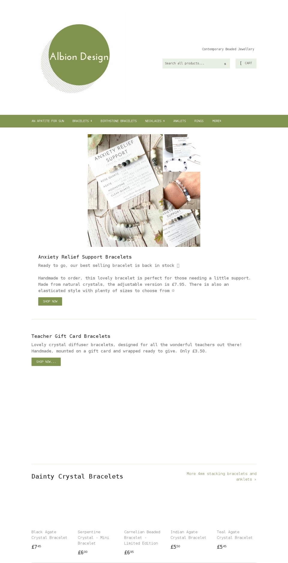 albion-design.com shopify website screenshot